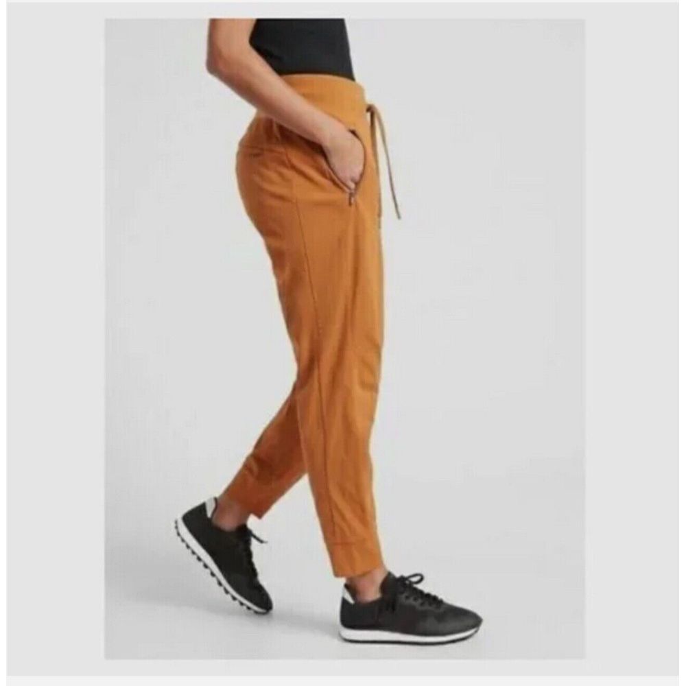 ATHLETA Cattail Brown Trekkie North Jogger Pants {#405726}  Size 4